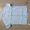 Men Vintage Button Stand Collar Short Sleeve Casual Cotton Summer Shirt