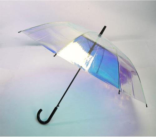 

Креативный зонт, меняющий цвет, прозрачный ПВХ, зонт с длинной ручкой, ветрозащитный, красочный, для девочек, Guarda Chuva, подарок SY323