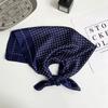 70 silk scarf square scarf high sense fashion temperament polka dot scarf shawl simulation silk small scarf headscarf summer headband