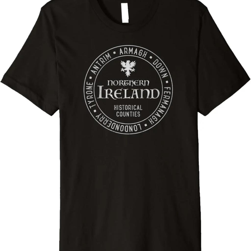 Contee Storiche dell'Irlanda Orgoglio Irlandese Irlanda del Nord T-Shirt Premium