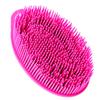 Double Sided Shampoo Brush Exfoliating Massage Silicone Hair Wash Brush with Hanging Hole