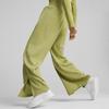 Puma Solid Color Loose Mid Waist Wide Leg Casual Pants Women bottoms Green 625236-53