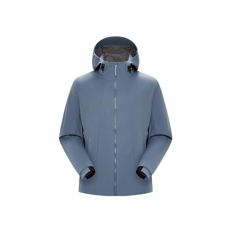 Trendy Mountain Windproof Waterproof Hooded Sweatshirt: Versatile, Warm Outdoor Sports & Casual Commuting Jacket 2XL
