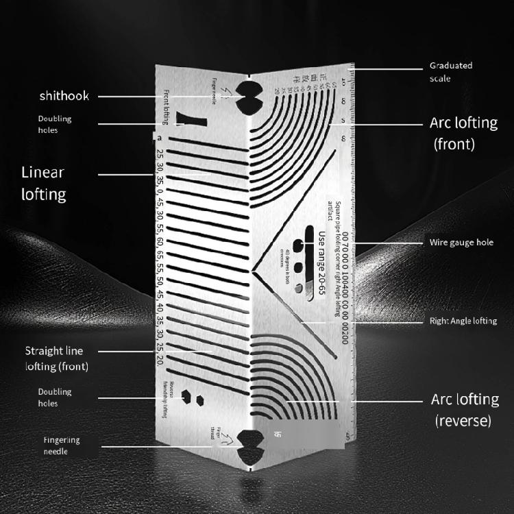 Stainless Scriber Multifunction Marking Tool Marking Ruler Angles & Marking Tool Drawing Tool for Metalworking