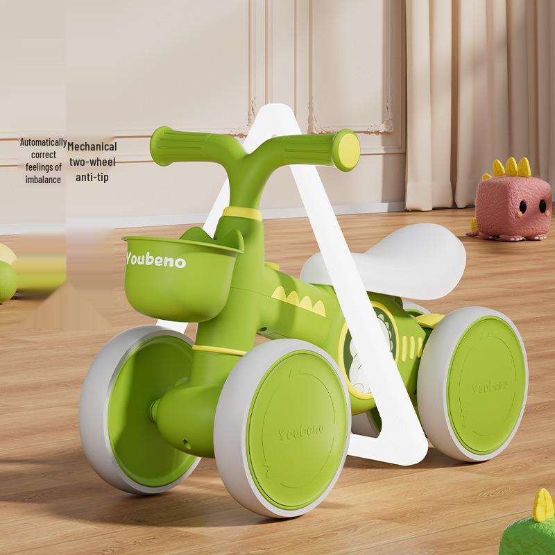 Loopfiets voor peuters 1-3 jaar: Loopfiets zonder pedalen & Vierwielige scooter