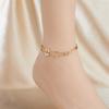 316L Stainless Steel Gold Plated Heart Love Anklets For Women Girl New Trend Multi-layer Chains Non-fading Jewelry Gift Party