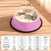 Anti-Spill Stainless Steel Pet Bowl for Dogs & Cats - Available In Small & Large Sizes