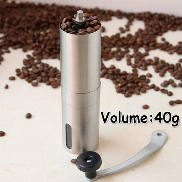 Coffee Grinder Mini Stainless Steel Hand Manual Coffee Bean Grinders Mill Crocus Grinders
