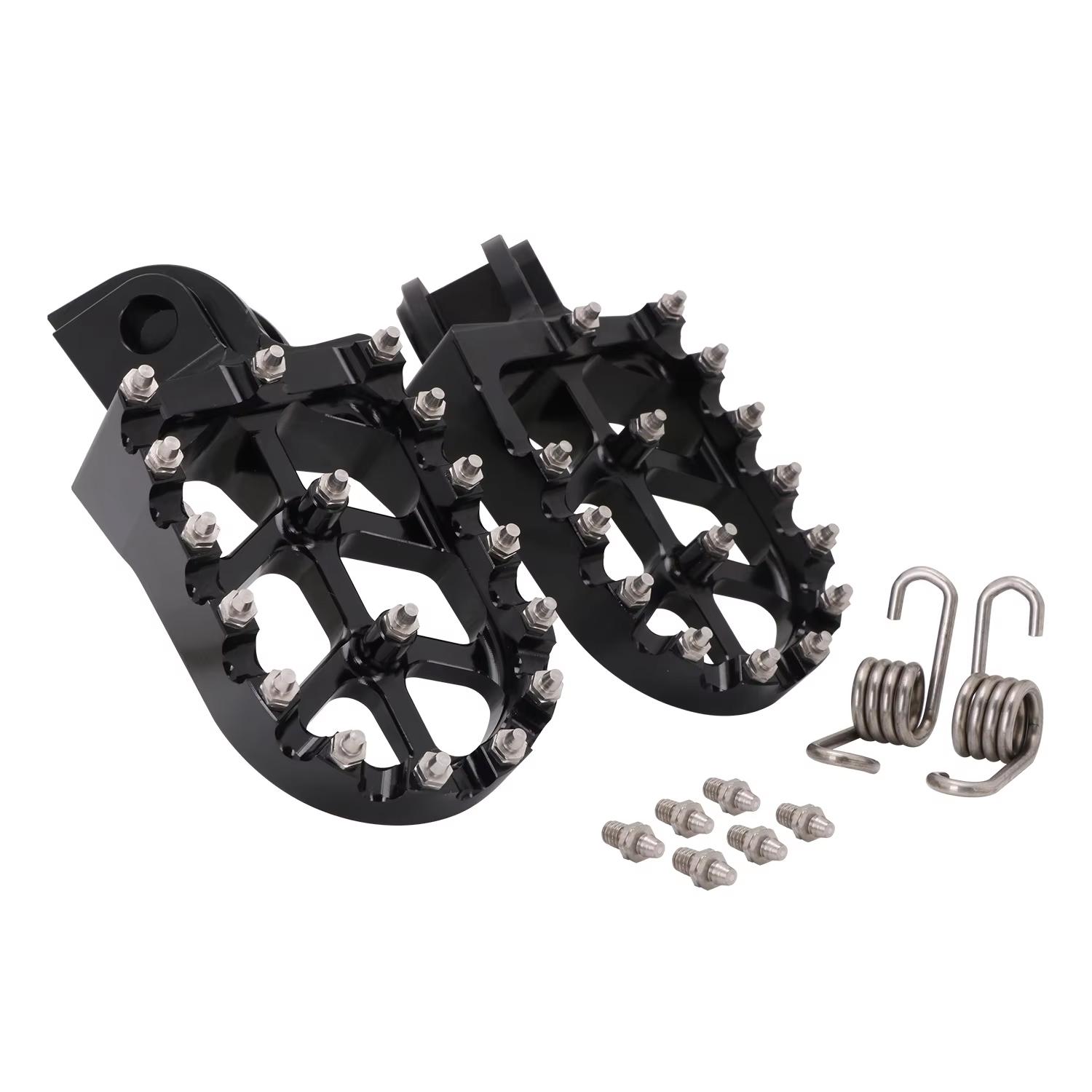 

For KTM ADV SX SXF EXC EXCF XCF XCW XCFW 65 85 125 150 250 300 350 400 450 530 Motorcycle Foot Pegs Rest Footpegs Pedals Set чорний
