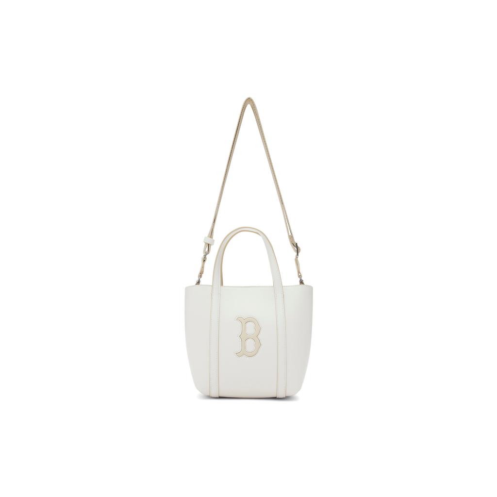 New MLB - Tote Basket Bag Handbag Shoulder Bag Crossbody Bag Unisex Dark Cream 3AORS884N-43CRD