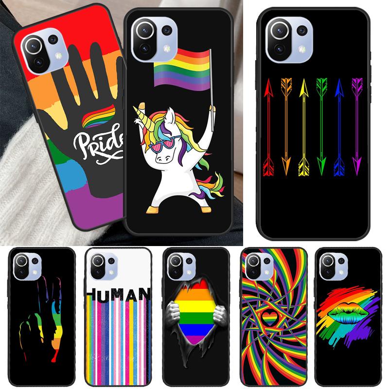 Gay Pride LGBT Rainbow Flag Case For POCO X5 X3 X4 F5 Pro F3 F4 GT C40 M5s Phone Cover For Xiaomi 13 11T 12T Pro 12 Lite