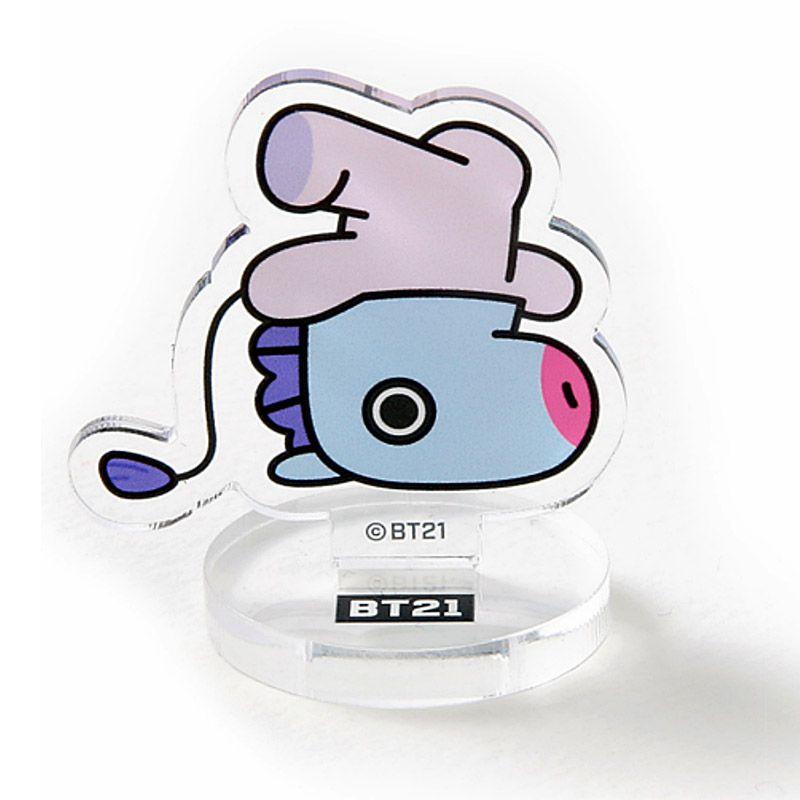 Kpop Bts Bt21 Cute Standee Action Figure Doll Van Acrylic Standing Decor Table