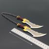 18cm God of War 4 Katana Sword Metal Anime Kratos Athena Blade Ghost Leviathan Chaos Real Size Japanese Katana Sabre Figure Plaything