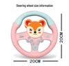 Kids' Interactive Cartoon Steering Wheel Toy for Rear Seat