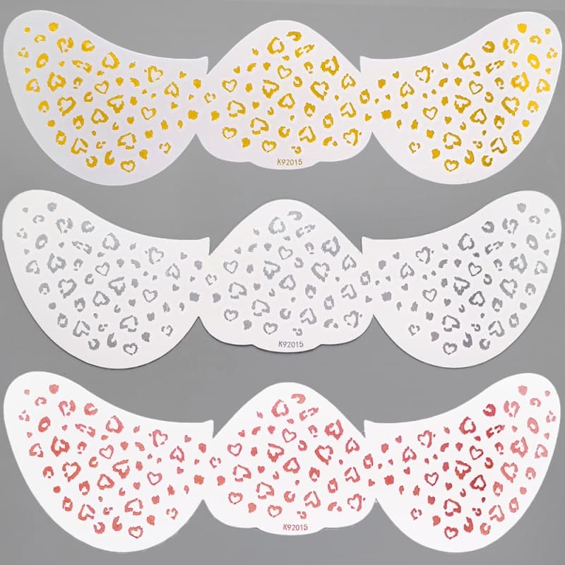 2Pcs Gliding Facial Stickers Anti-Sweat Simulation Freckle Makeup Tattoo Sticker