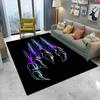3D Beast Paw Print Claw Cartoon Carpet Rug for Home Living Room Bedroom Sofa Doormat Decor,kids Play Area Rug Non-slip Floor Mat