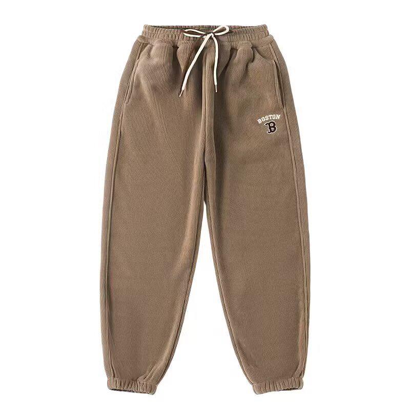 Velké chlapecké trendy jarní tepláky 2025 - Sportovní, volný střih pro chlapce