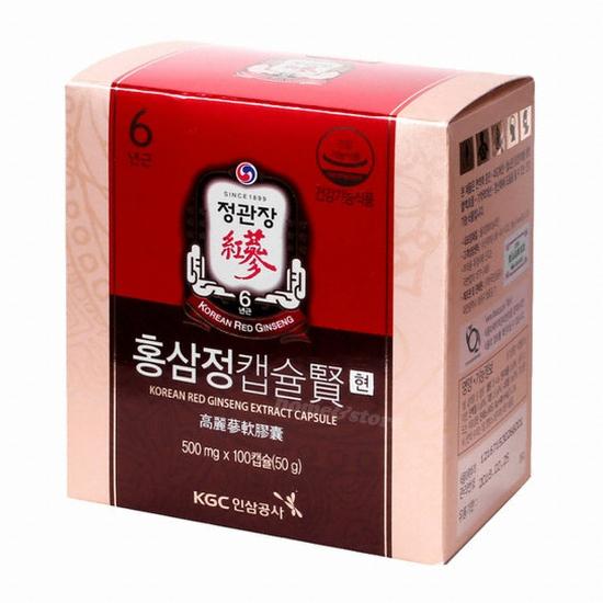 Hyeon Red Ginseng Capsule Extract – 500mg X 100 Capsules