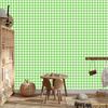 Mint and lime fabric pattern wallpaper for living room and bedroom 50x1000