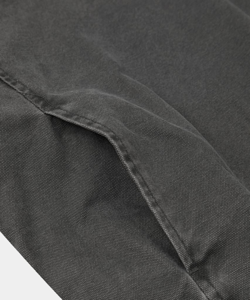 LETTERCOMO Washed Work Crop Blouson Jacket Charcoal