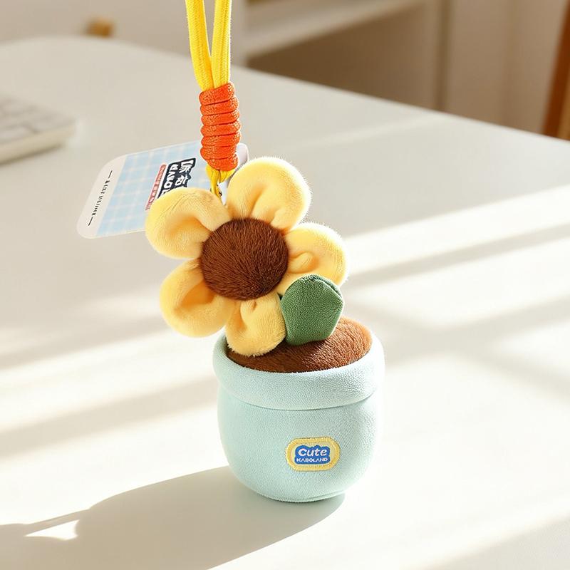 Adorable Plush Mini Succulent Plant Toys Sunflower Cactus Monstera Tulip Cute Desktop & Home Decor Plushies Girl Boy Gift