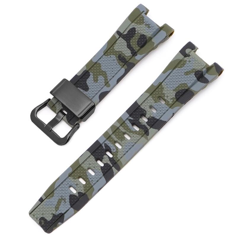 

Смоляний ремінець для Casio G-Shock GST-W300 GST-S300 GST-S210B GST-S110 GST-W110 Чоловічий Замінний Камуфляжний Гумовий Ремінець для Годинника Браслет