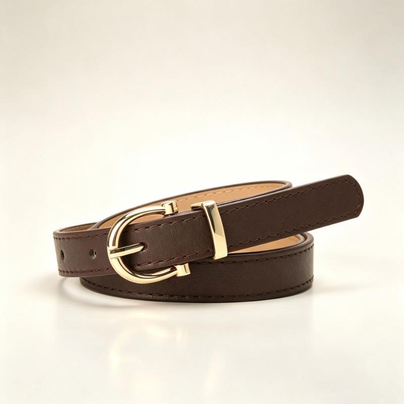 Women S Fashion Pu Leather Belt For Jeans Suits