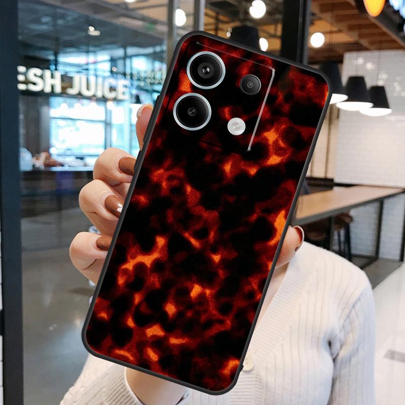Tortoise Shell Pattern Case For Xiaomi Redmi Note 14 Pro 10 11 12 13 15 Pro Plus Redmi 15 10C 12C 13C 14C 15C Cover