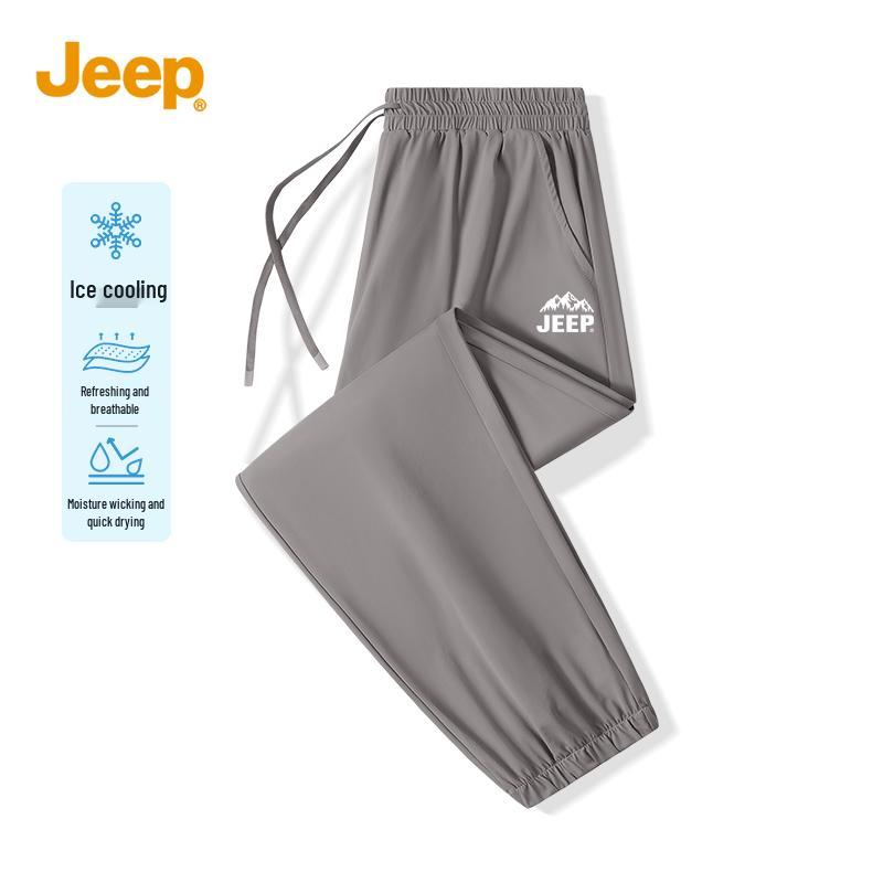 JEEP Men s Ice Silk Cooling Summer Joggers 2XL