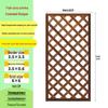 Anti-Corrosion Wood Garden Fence & Climbing Frame for Outdoor Spaces