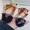 Nye koreanske mote solbriller for kvinner utendørs solbeskyttelsessolbriller