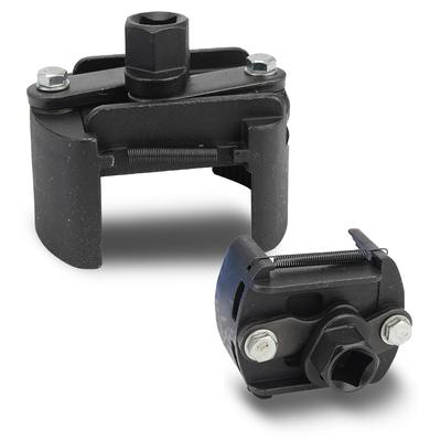 2 Jaws Oil Filter Wrench Removal Tool Universal Fuel Remover Cast Steel Filter Wrenches 60-105mm Adjustable