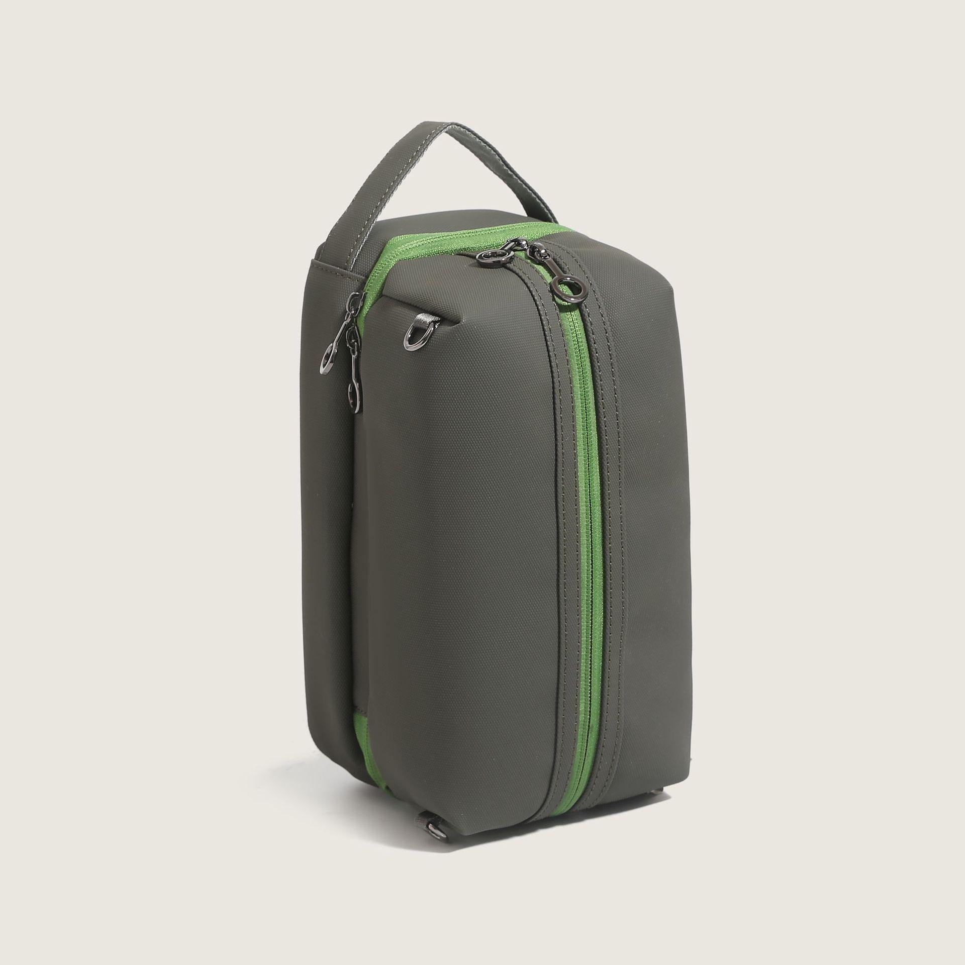 

Multifunctional Wet-Dry Travel Wash Bag: Large Capacity, Lightweight, Handheld Makeup Bag for Women ціан