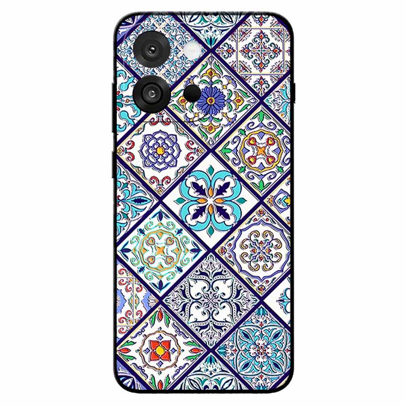 3D Emboss Cases For OnePlus 13T/ 13S Relief Emboss Soft Silicone Back Cover For CPH2723 Relief Funda OnePlus 13s Flower Capa 13T
