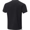 Li-Ning Comfortable Breathable Loose Casual Spliced Short Sleeve T-Shirt Men Tops Black AHST401-1