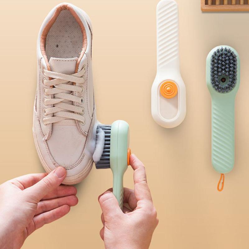 

Многофункциональный жидкий щетка для обуви Чистящие средства мыла Дозатор Чистящая щетка