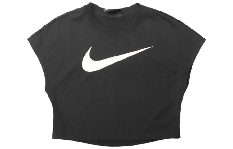 

Nike Drop Shoulder Sleeve T Shirt Women s Black CN7101-010 L