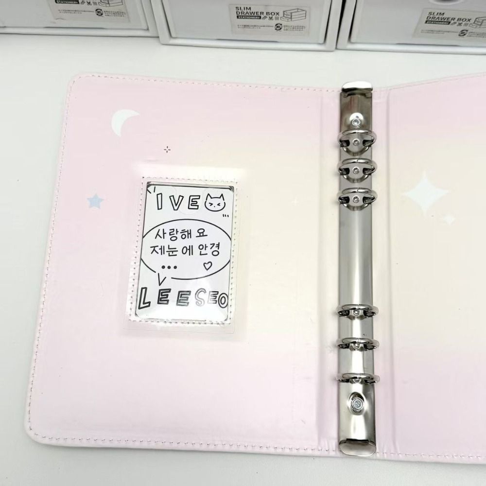 1pc Loose-leaf Photo Card Binder A5 Photo Album Sweet Collectible Album  Collectibles