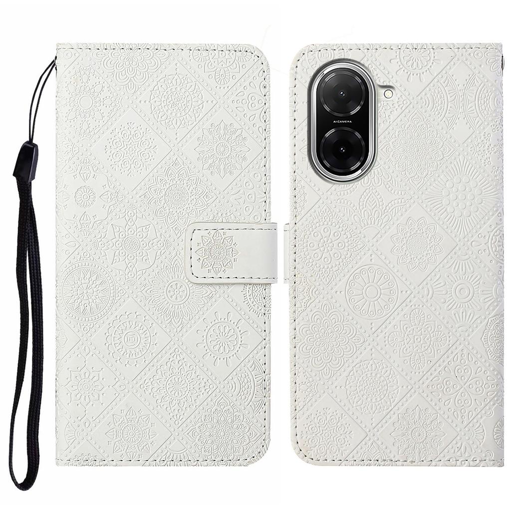 For Xiaomi Redmi A5 4G (171.7mm) Case Leather Case Ethnic Style Wallet Phone Cover with Strap