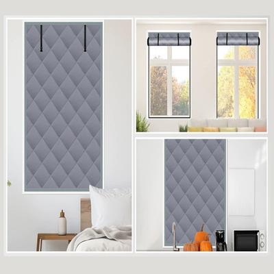 3 Layer Winter Insulated Window Cover-63x 47 IN Oxford Thermal Insulated Window Blanket For Winter Keeping Warm