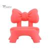 No Scratch Mobile Frame Support 3D Printed Stool Phone Holder, Cute Bow/Flower Anti-slip Groove Support, Hands-free Stand for Desktop Accessory