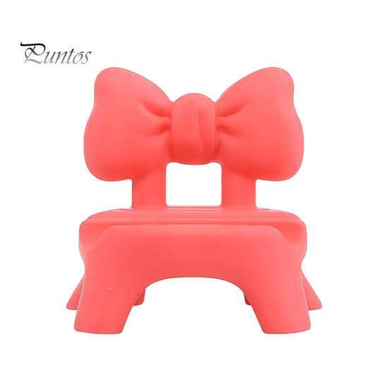 No Scratch Mobile Frame Support 3D Printed Stool Phone Holder, Cute Bow/Flower Anti-slip Groove Support, Hands-free Stand for Desktop Accessory