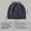 Versatile Wool Knitted Hat Crochet Bonnet Ear Protection Cap Trendy Stacking Hat  Unisex