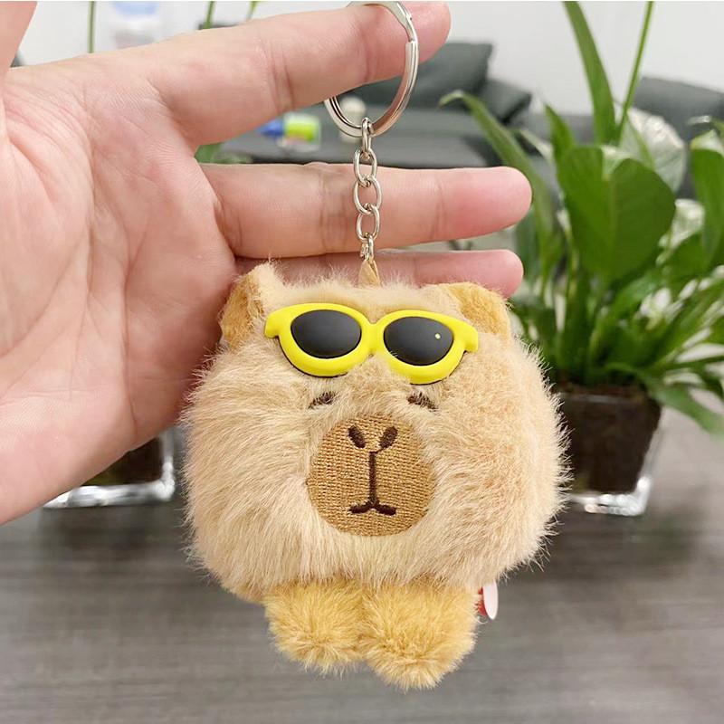 Plush Cartoon Cute Panda Doll Keychain Soft Stuffed Toy Perfect For Gift Kids