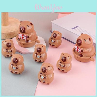 Capybara Clockwork Magnetic Toy With Interactive Pullalong Car For Visual And Motor Skills