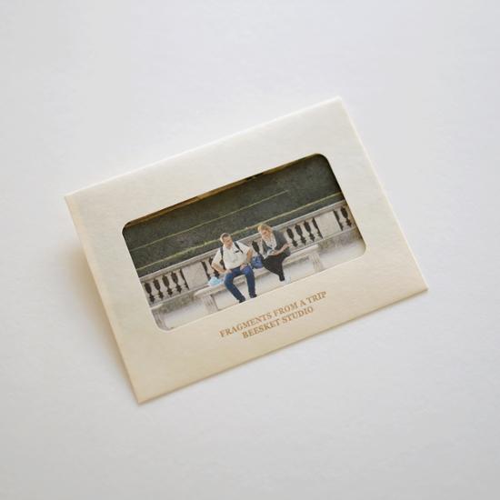 Biscuit Studio Viewfinder Card - Paris (9type), a popular phrase in Korea