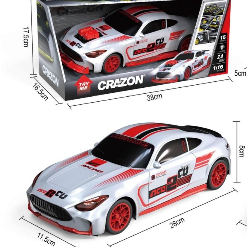 New Remote Controlled Transformable Drift Car 2.4G High-Speed Racing Transformable Tail Wing Boy Toy Off-Road Stunt Car Model