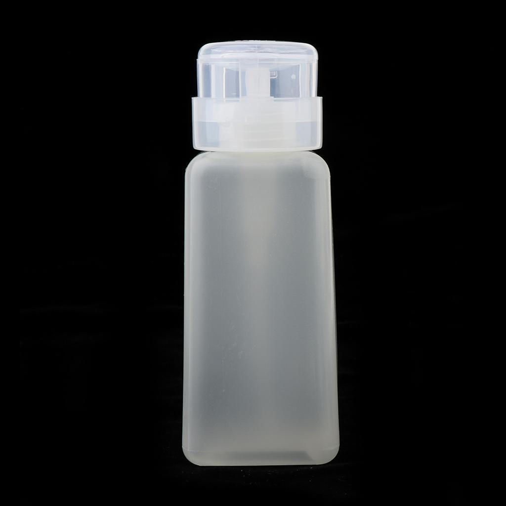 Cleaning Makeup Remover Empty Liquid Dispenser 250ml Bottle Clear Pump Head
