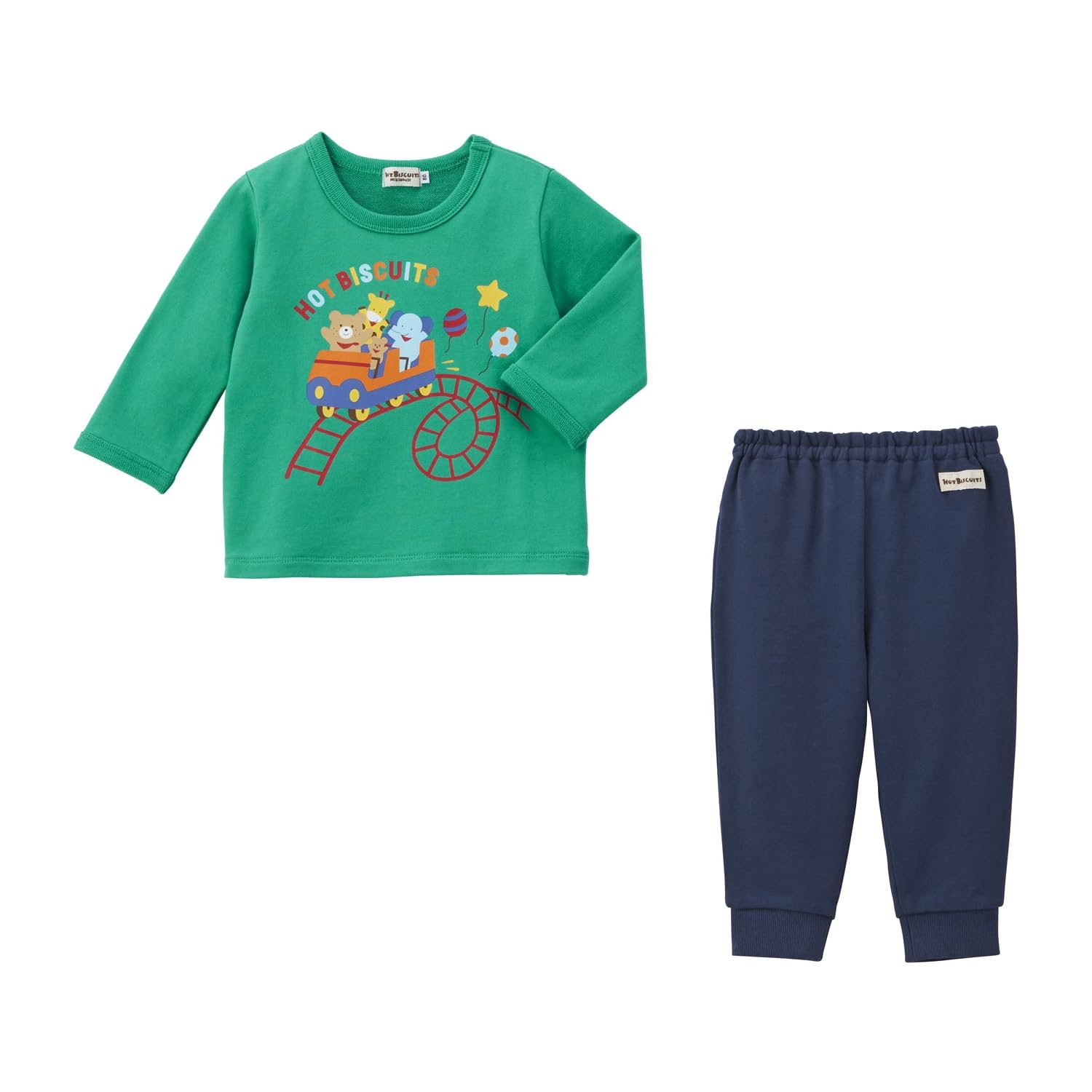 

HOT Room Wear Мальчики Девочки Детская одежда Лесной зеленый 120 см [MIKIHOUSE BISCUITS] Детская 73-7301-685
