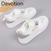 Breathable Women's Shoes, Casual Sports Shoes, Versatile Thick-soled Board Shoes Devotion